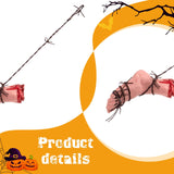 Maxbell Scary Hanging Severed Ornament Realistic Bloody for Halloween Indoor Outdoor Style E