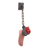 Maxbell Scary Hanging Severed Ornament Realistic Bloody for Halloween Indoor Outdoor Style F