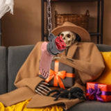 Maxbell Scary Hanging Severed Ornament Realistic Bloody for Halloween Indoor Outdoor Style F