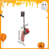 Maxbell Scary Hanging Severed Ornament Realistic Bloody for Halloween Indoor Outdoor Style F