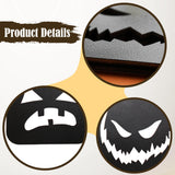 Maxbell 4Pcs Halloween Coasters Coffee Mug Coasters Decorative Cup Coasters for Desk Black