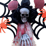 Maxbell Halloween Hanging Skeleton Creative Scary Flying Ghost for Patio Garden Yard Style A