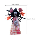 Maxbell Halloween Hanging Skeleton Creative Scary Flying Ghost for Patio Garden Yard Style A
