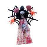 Maxbell Halloween Hanging Skeleton Creative Scary Flying Ghost for Patio Garden Yard Style A