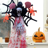 Maxbell Halloween Hanging Skeleton Creative Scary Flying Ghost for Patio Garden Yard Style A