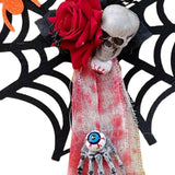 Maxbell Halloween Hanging Skeleton Creative Scary Flying Ghost for Patio Garden Yard Style B