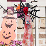 Maxbell Halloween Hanging Skeleton Creative Scary Flying Ghost for Patio Garden Yard Style B