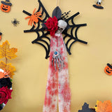 Maxbell Halloween Hanging Skeleton Creative Scary Flying Ghost for Patio Garden Yard Style B