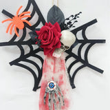 Maxbell Halloween Hanging Skeleton Creative Scary Flying Ghost for Patio Garden Yard Style B