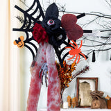 Maxbell Halloween Hanging Skeleton Creative Scary Flying Ghost for Patio Garden Yard Style C