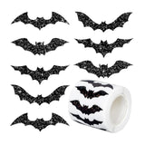 Maxbell 1 Roll of 500 Halloween Bat Stickers for Journal Halloween Party Favor Decor Style A