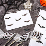 Maxbell 1 Roll of 500 Halloween Bat Stickers for Journal Halloween Party Favor Decor Style A