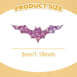 Maxbell 1 Roll of 500 Halloween Bat Stickers for Journal Halloween Party Favor Decor Style B