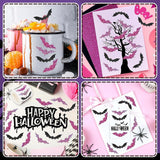 Maxbell 1 Roll of 500 Halloween Bat Stickers for Journal Halloween Party Favor Decor Style B