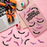 Maxbell 1 Roll of 500 Halloween Bat Stickers for Journal Halloween Party Favor Decor Style B