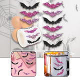 Maxbell 1 Roll of 500 Halloween Bat Stickers for Journal Halloween Party Favor Decor Style B