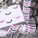 Maxbell 1 Roll of 500 Halloween Bat Stickers for Journal Halloween Party Favor Decor Style B