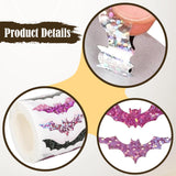 Maxbell 1 Roll of 500 Halloween Bat Stickers for Journal Halloween Party Favor Decor Style B