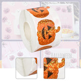 Maxbell 500 Pieces Halloween Pumpkin Stickers Decals for Scrapbook Party Card Making CH27