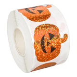 Maxbell 500 Pieces Halloween Pumpkin Stickers Decals for Scrapbook Party Card Making CH27