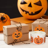 Maxbell 500 Pieces Halloween Pumpkin Stickers Decals for Scrapbook Party Card Making CH27