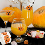 Maxbell 500 Pieces Halloween Pumpkin Stickers Decals for Scrapbook Party Card Making CH27