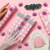 Maxbell 500 Pieces Halloween Pumpkin Stickers Decals for Scrapbook Party Card Making CJ21