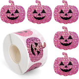 Maxbell 500 Pieces Halloween Pumpkin Stickers Decals for Scrapbook Party Card Making CJ21