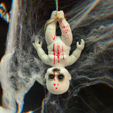 Maxbell Haunted Doll Hanging Creepy Halloween Doll for Home Halloween Indoor Outdoor boy large