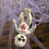 Maxbell Haunted Doll Hanging Creepy Halloween Doll for Home Halloween Indoor Outdoor boy large
