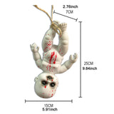 Maxbell Haunted Doll Hanging Creepy Halloween Doll for Home Halloween Indoor Outdoor boy large