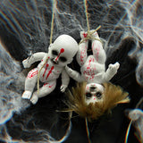 Maxbell Haunted Doll Hanging Creepy Halloween Doll for Home Halloween Indoor Outdoor boy large