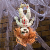 Maxbell Haunted Doll Hanging Creepy Halloween Doll for Home Halloween Indoor Outdoor girl large