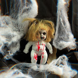 Maxbell Haunted Doll Hanging Creepy Halloween Doll for Home Halloween Indoor Outdoor girl large