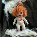 Maxbell Haunted Doll Hanging Creepy Halloween Doll for Home Halloween Indoor Outdoor girl large