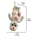 Maxbell Haunted Doll Hanging Creepy Halloween Doll for Home Halloween Indoor Outdoor boy small