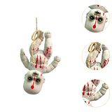 Maxbell Haunted Doll Hanging Creepy Halloween Doll for Home Halloween Indoor Outdoor boy small