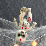 Maxbell Haunted Doll Hanging Creepy Halloween Doll for Home Halloween Indoor Outdoor boy small
