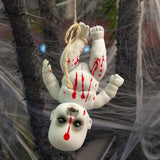 Maxbell Haunted Doll Hanging Creepy Halloween Doll for Home Halloween Indoor Outdoor boy small