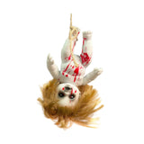 Maxbell Haunted Doll Hanging Creepy Halloween Doll for Home Halloween Indoor Outdoor girl small