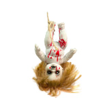 Maxbell Haunted Doll Hanging Creepy Halloween Doll for Home Halloween Indoor Outdoor girl small