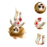 Maxbell Haunted Doll Hanging Creepy Halloween Doll for Home Halloween Indoor Outdoor girl small