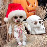 Maxbell Haunted Doll Hanging Creepy Halloween Doll for Home Halloween Indoor Outdoor santa boy large