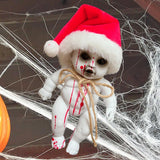 Maxbell Haunted Doll Hanging Creepy Halloween Doll for Home Halloween Indoor Outdoor santa boy large