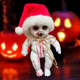 Maxbell Haunted Doll Hanging Creepy Halloween Doll for Home Halloween Indoor Outdoor santa boy large
