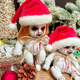 Maxbell Haunted Doll Hanging Creepy Halloween Doll for Home Halloween Indoor Outdoor santa boy large