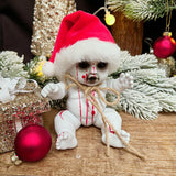 Maxbell Haunted Doll Hanging Creepy Halloween Doll for Home Halloween Indoor Outdoor santa boy large