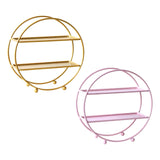 Maxbell 2 Tier Cupcake Stand Display Stand Cake Stand for Party Birthday Baby Shower gold