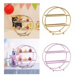 Maxbell 2 Tier Cupcake Stand Display Stand Cake Stand for Party Birthday Baby Shower gold