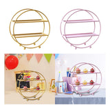 Maxbell 2 Tier Cupcake Stand Display Stand Cake Stand for Party Birthday Baby Shower gold